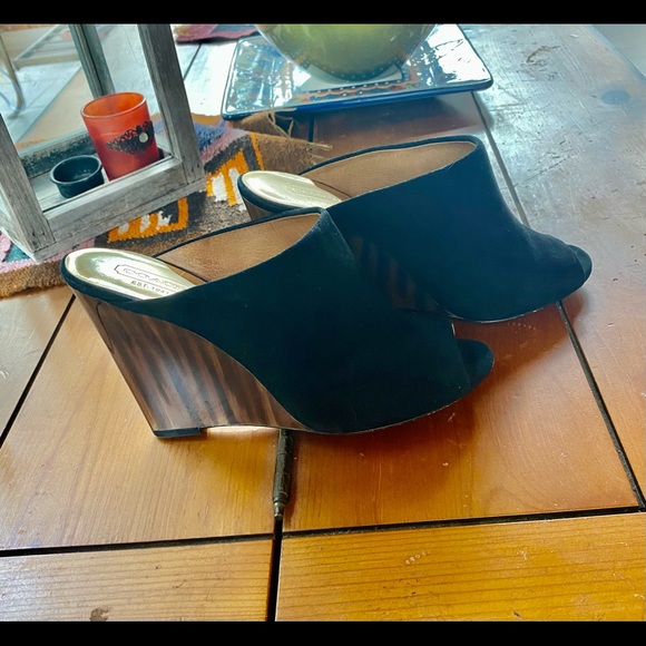 Coach black sandals - Picture 2 of 3